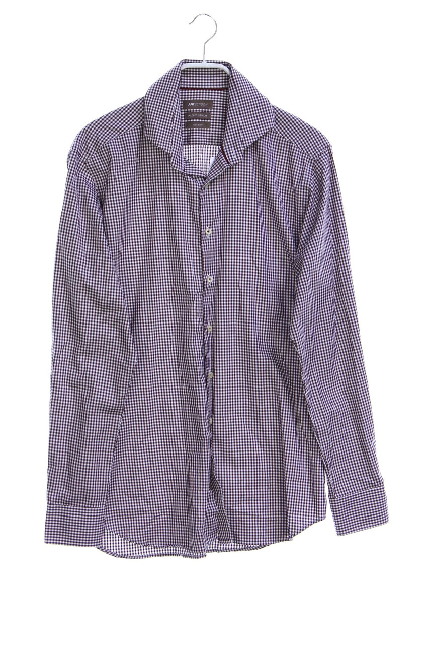 JJB BENSON - kariertes Hemd mit Falten - M