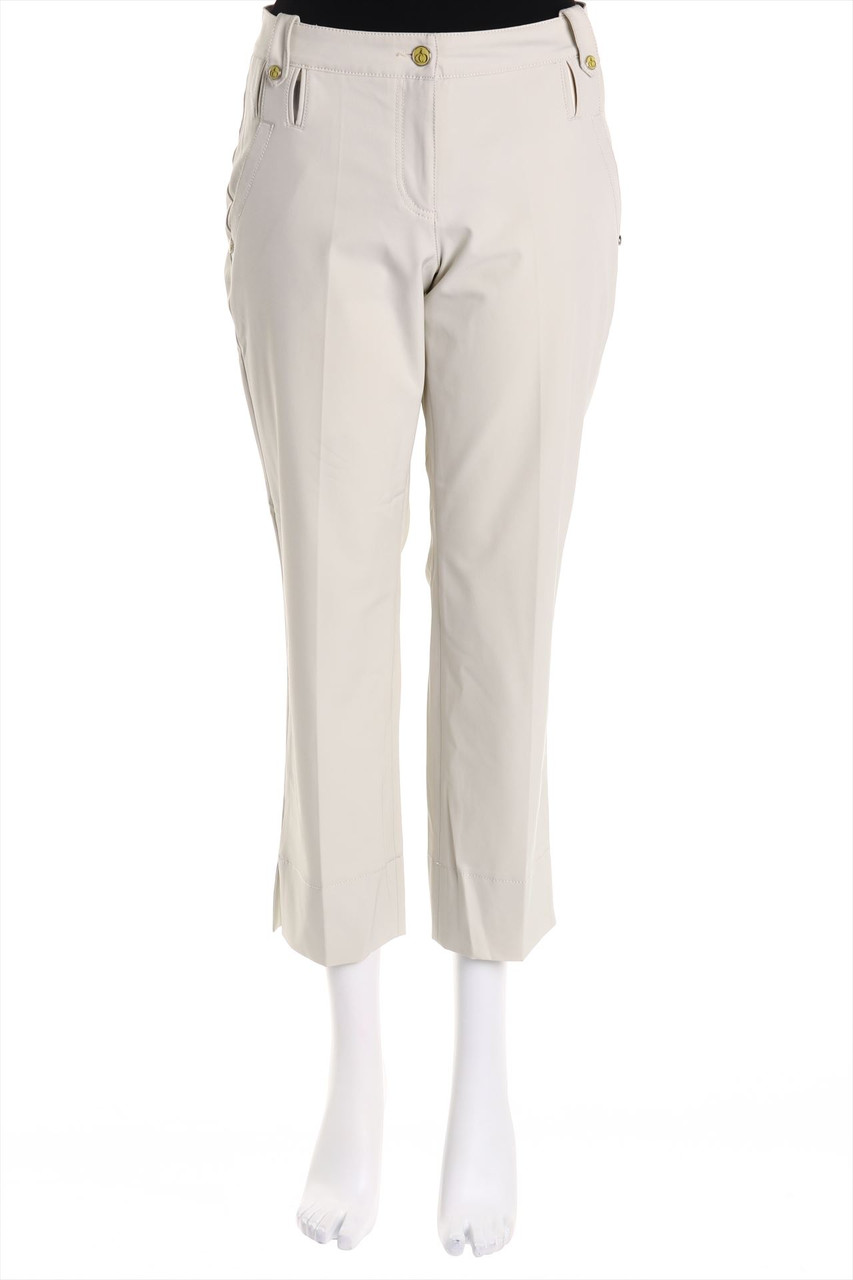 CAMBIO - Stretch-Hose mit Schmuck-Knöpfen - D 36