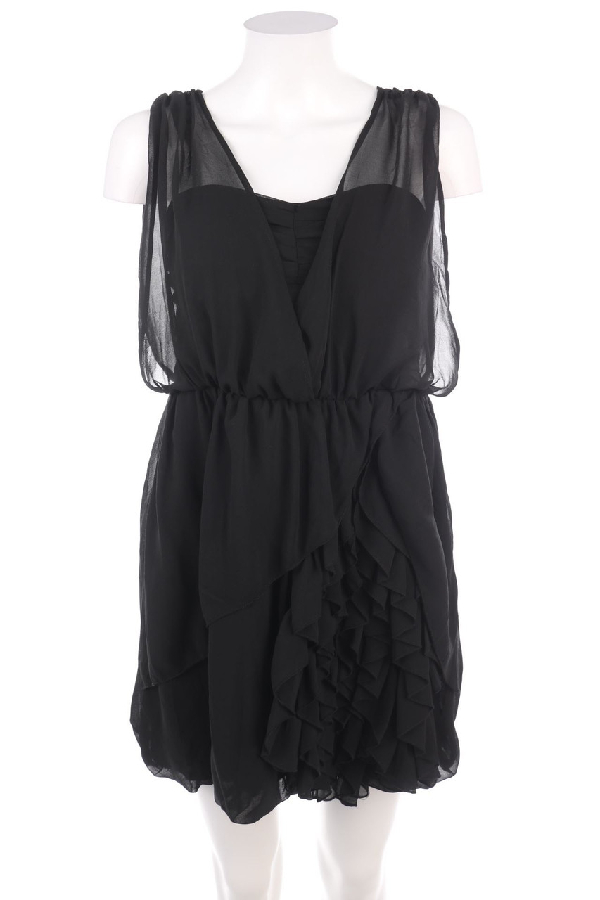 Eva&Lola - Kleid aus Crêpe mit Rüschen - M