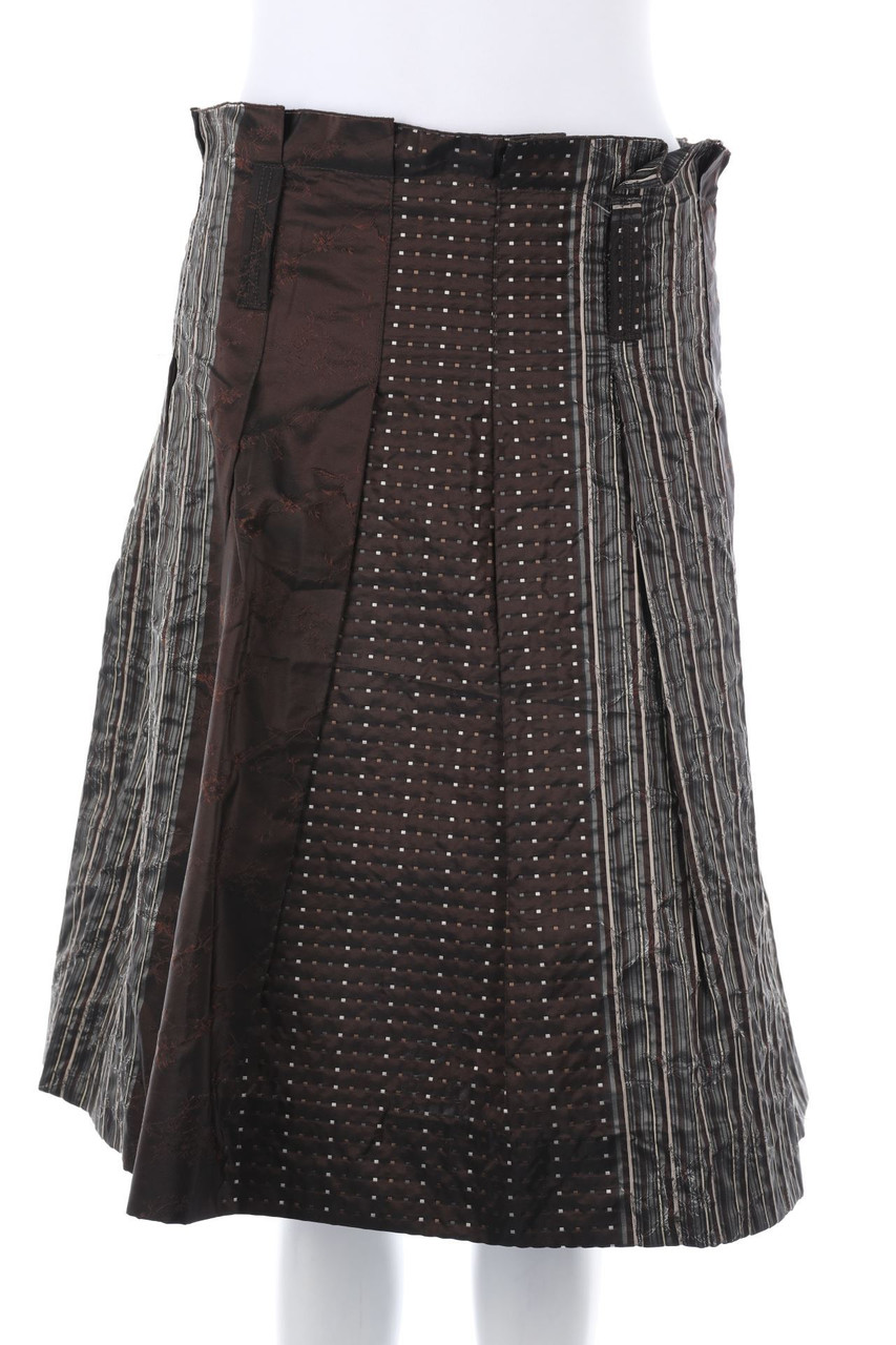 SANDRO FERRONE - Muster-Falten-Rock - D 42