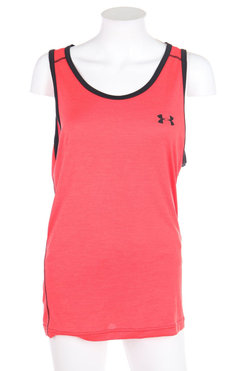UNDER ARMOUR - Sport-Top mit Logo-Print - S