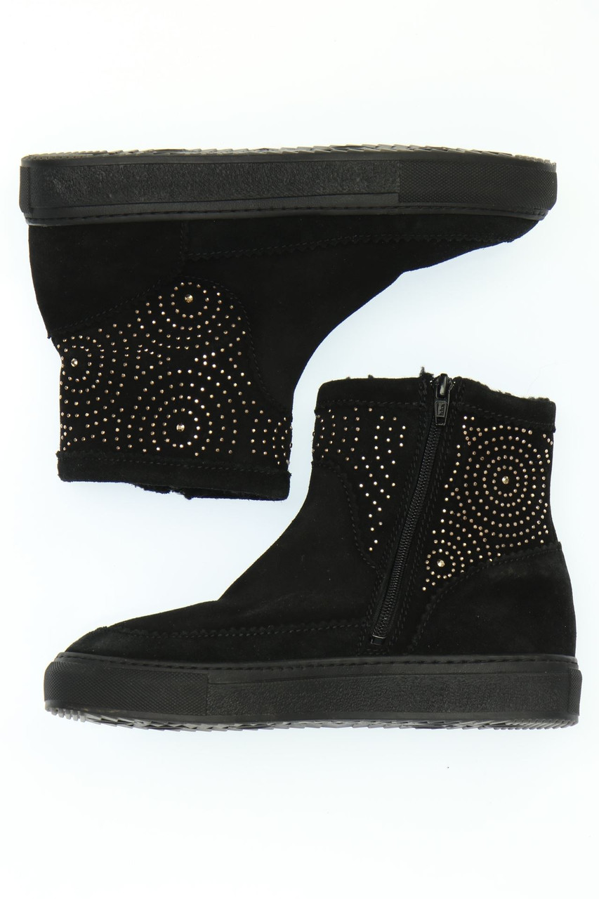 minelli - Echt-Leder-Stiefeletten mit Strass-Steinen