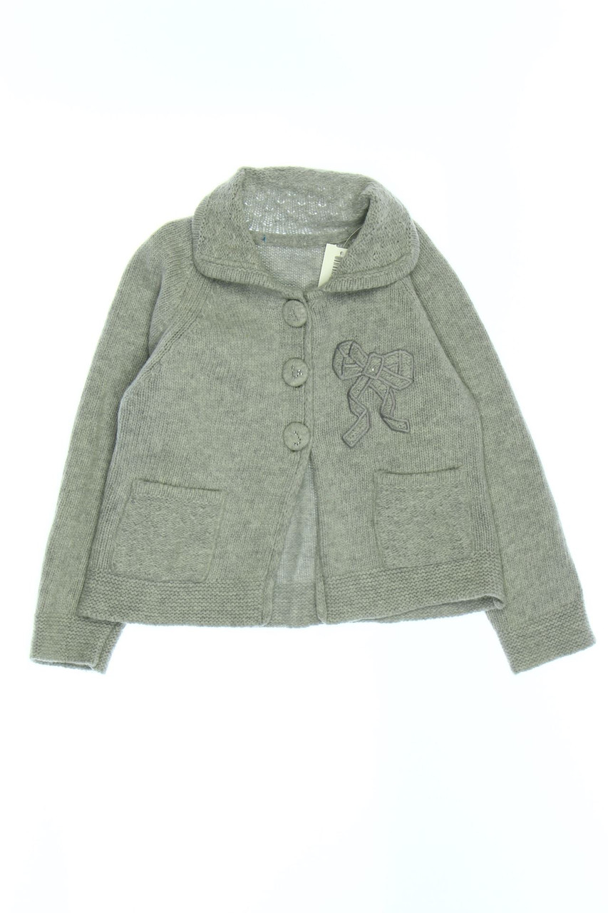 A&J - Strick-Jacke mit Strass-Logo - 116