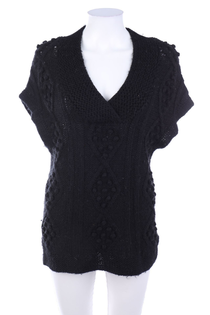 H&M - Kurzarm-Strick-Pullover mit Alpaka - XS