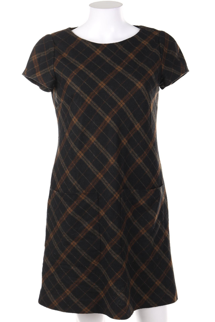 KOOKAI - Karo-Kleid mit Wolle - D 40