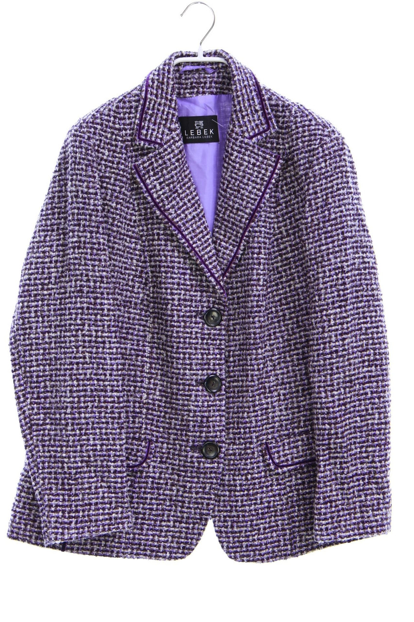 LEBEK BARBARA LEBEK - Bouclé-Blazer aus Woll-Mix mit Alpaka - D 44