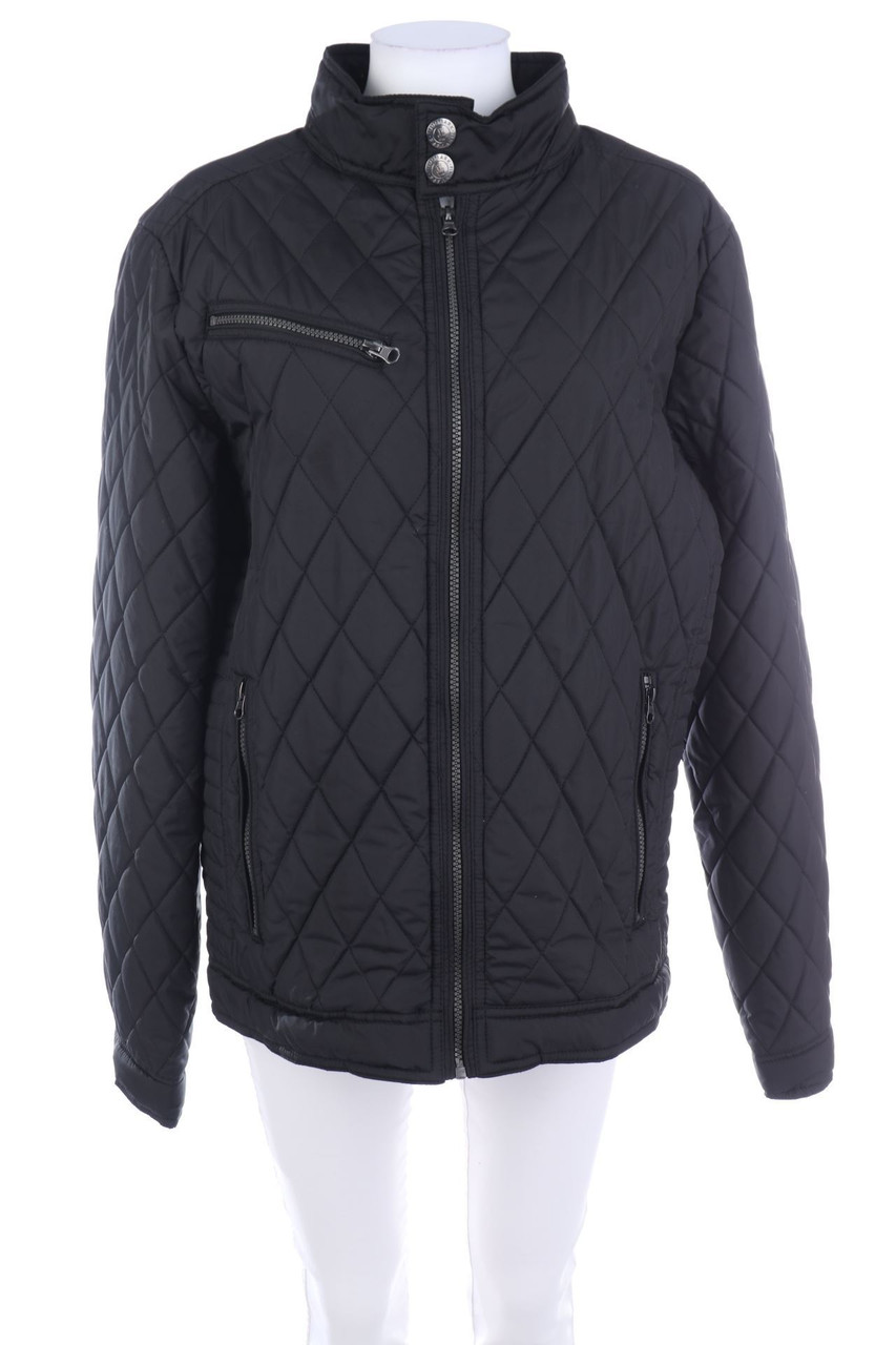 FINNMARK - wattierte Jacke mit Logo-Plakette - M