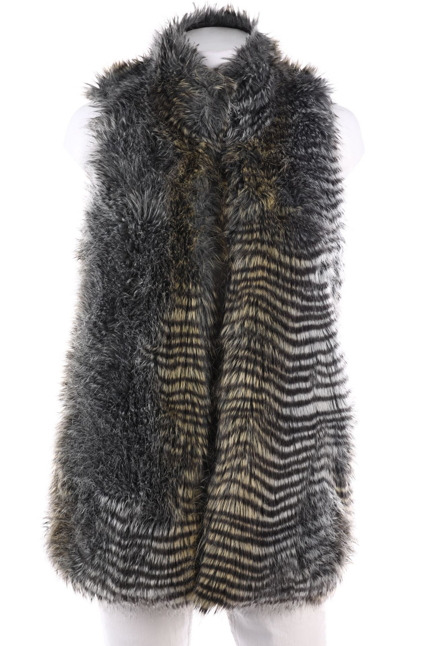 MANGO CASUAL SPORTSWEAR - Fake Fur-Weste - S