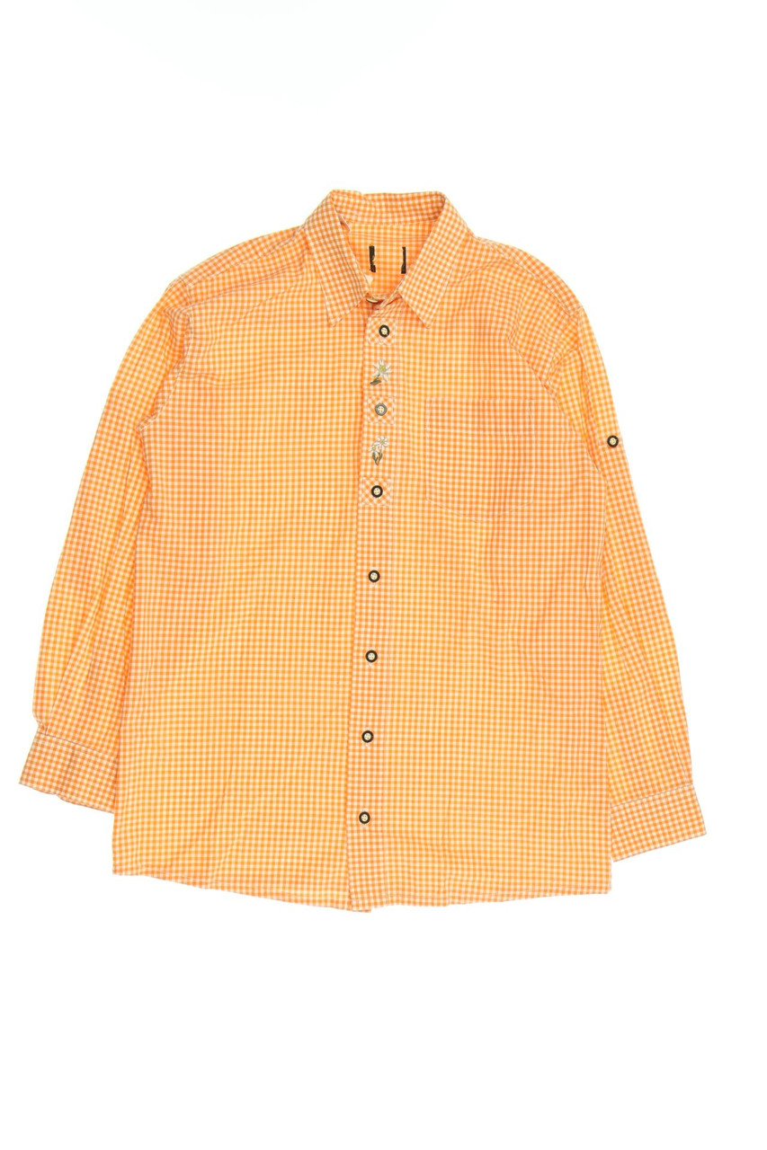 Ohne Label - Hemd im Trachten-Stil mit Karo-Muster - 146