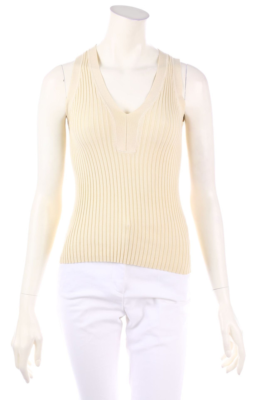 Max Mara - Strick-Top mit tiefem Ausschnitt - M