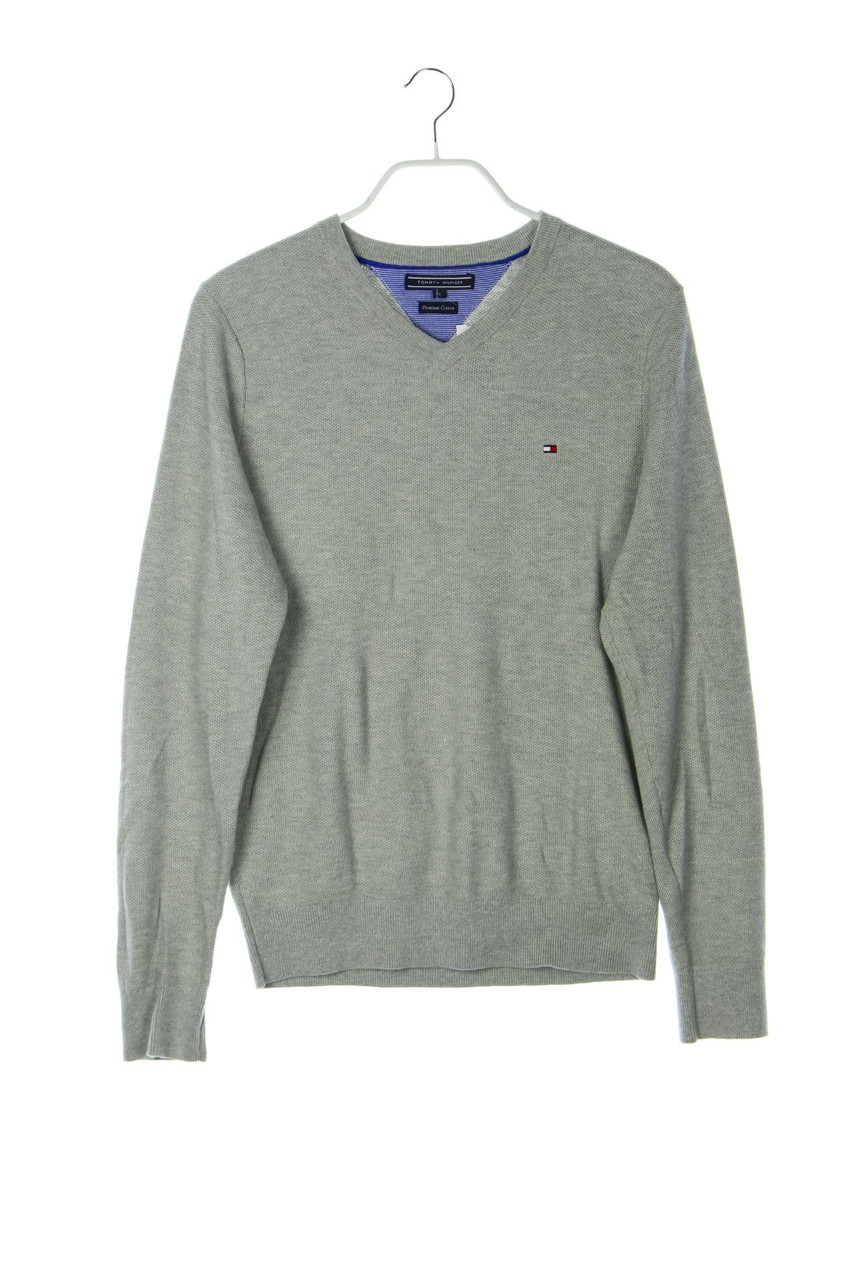 TOMMY HILFIGER - Pullover aus Baumwolle mit Logo-Stickerei - S