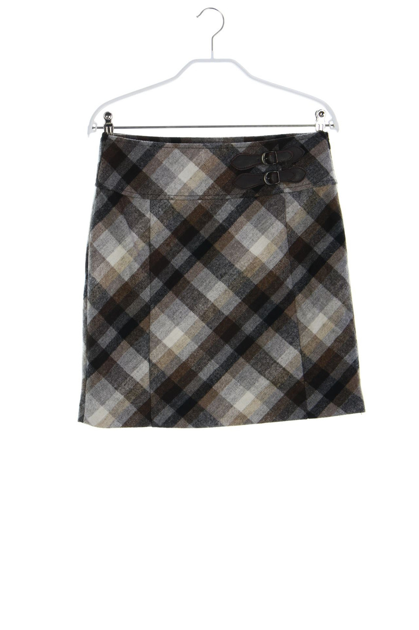 s.Oliver - Karo-Minirock mit Wolle - D 34