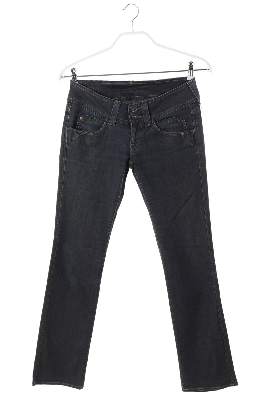 Pepe Jeans London - Coated Straight Cut Jeans mit Logo-Stickerei - W29