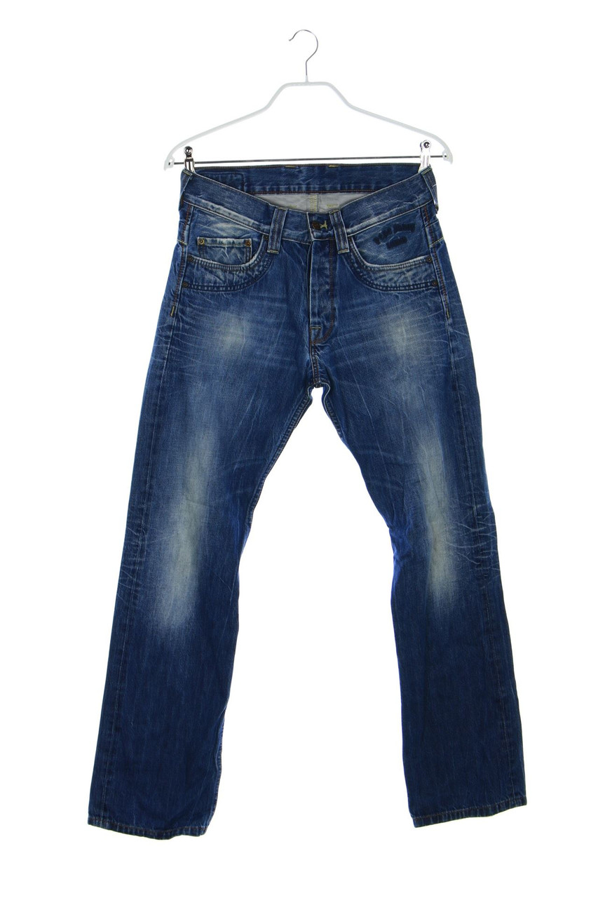Pepe Jeans - Used Look Straight Cut Jeans - M