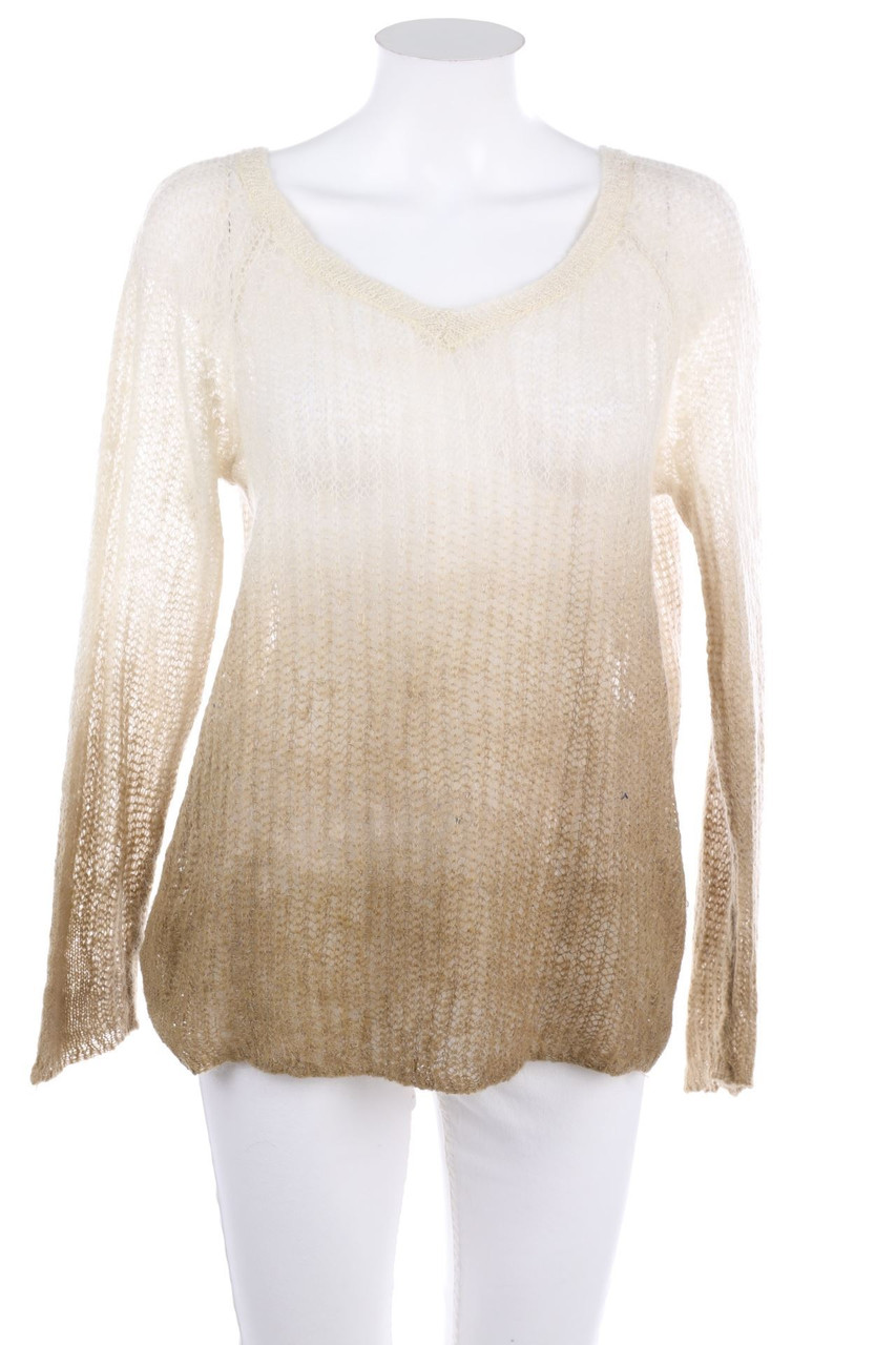UNITED COLORS OF BENETTON - Strick-Pullover mit Dip Dye-Effekt mit Mohair - M