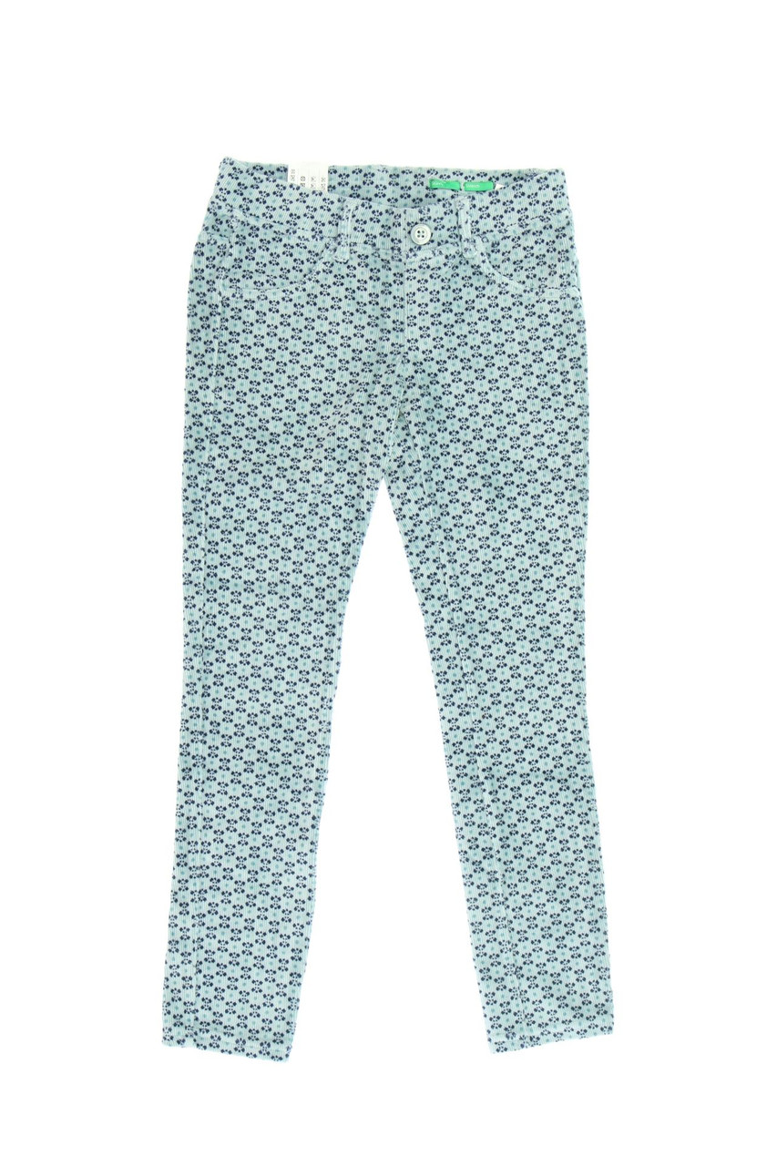 UNITED COLORS OF BENETTON - Cord-Leggings mit floralem Muster - 140