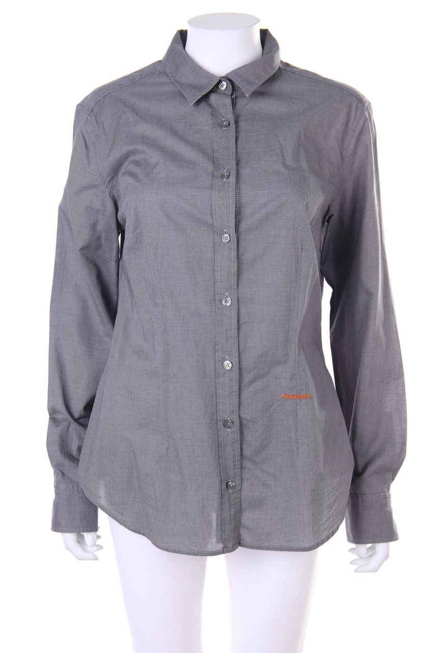 0039 ITALY - Bluse aus Baumwolle mit Stickereien - L