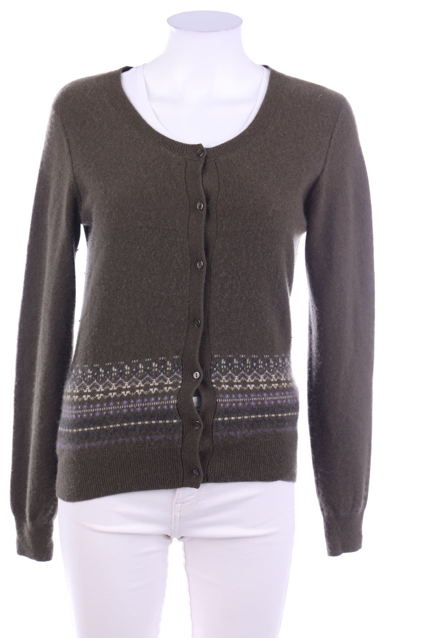 GLOBUS - Kaschmir-Cardigan mit Muster - M