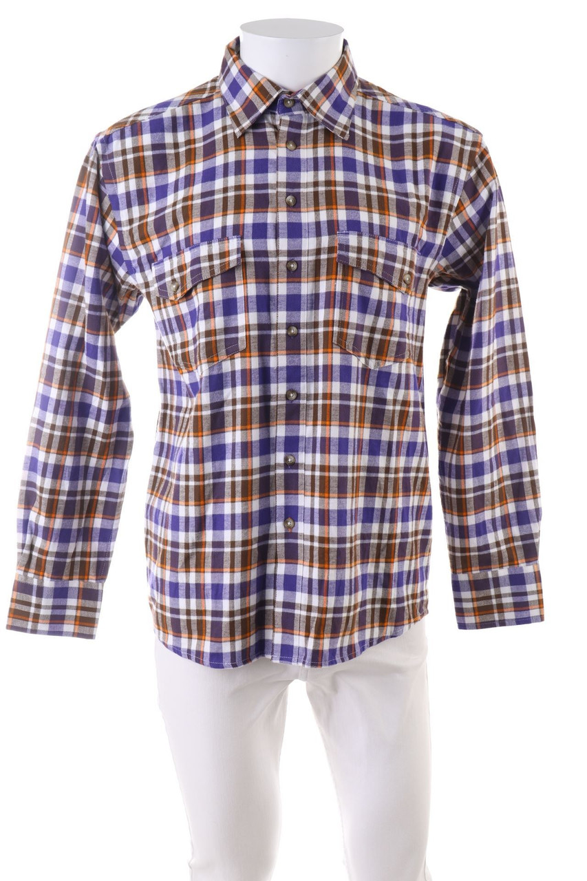 TCHIBO - kariertes Hemd mit aufgesetzten Taschen - M