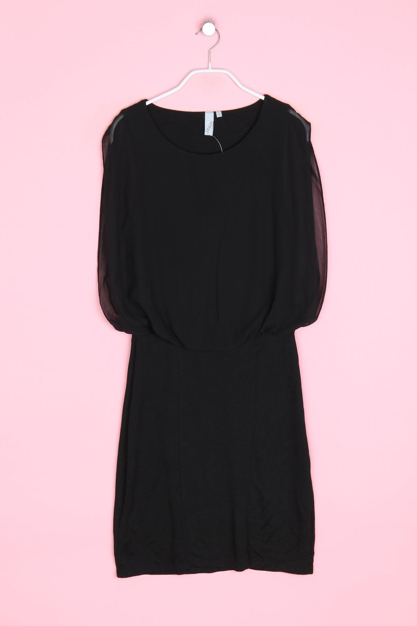 m.x.o. - Stretch-Kleid mit Chiffon - S