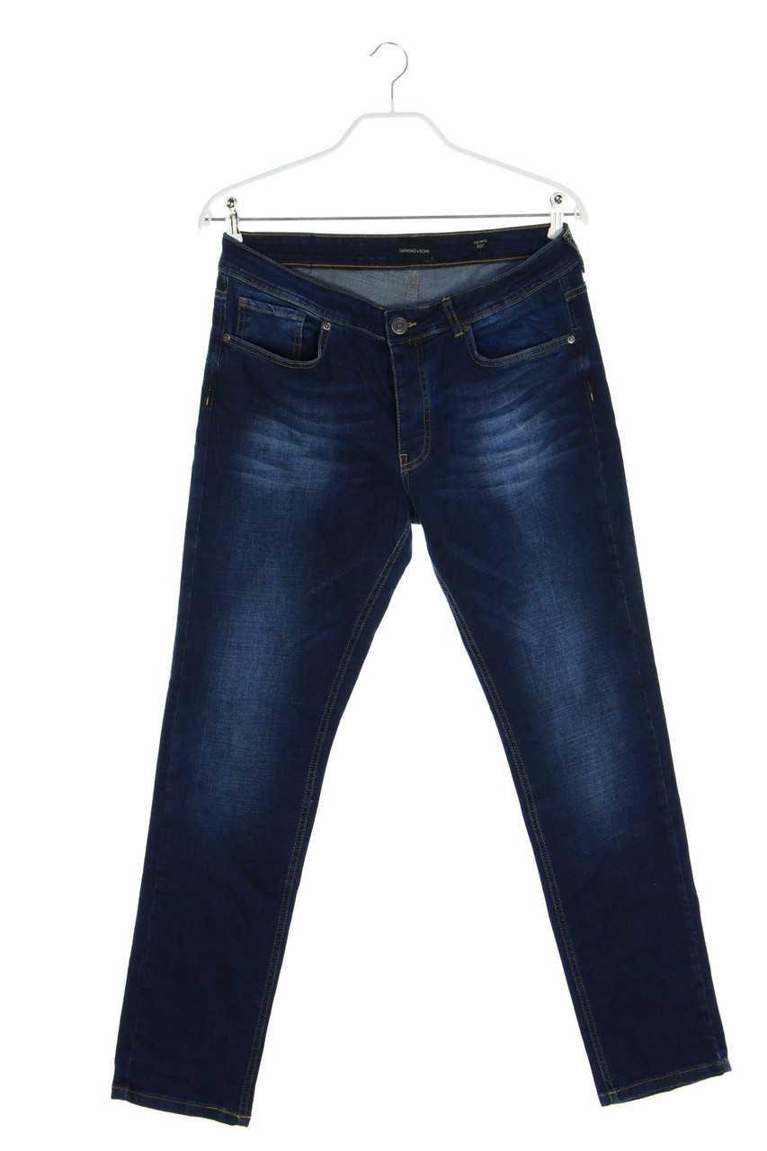 SONDAG & SONS - Used Look Slim-Jeans - W32