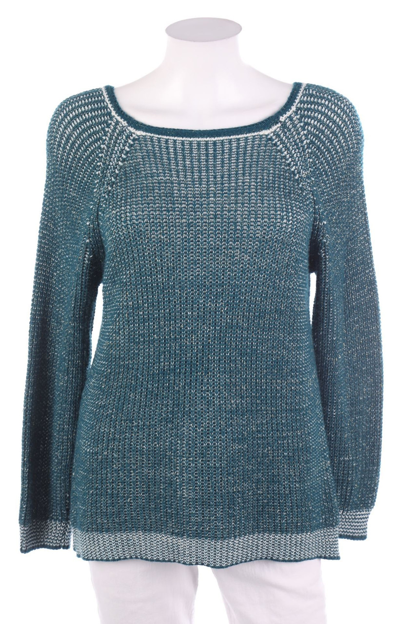 Ohne Label - Glitzer-Strick-Pullover - L