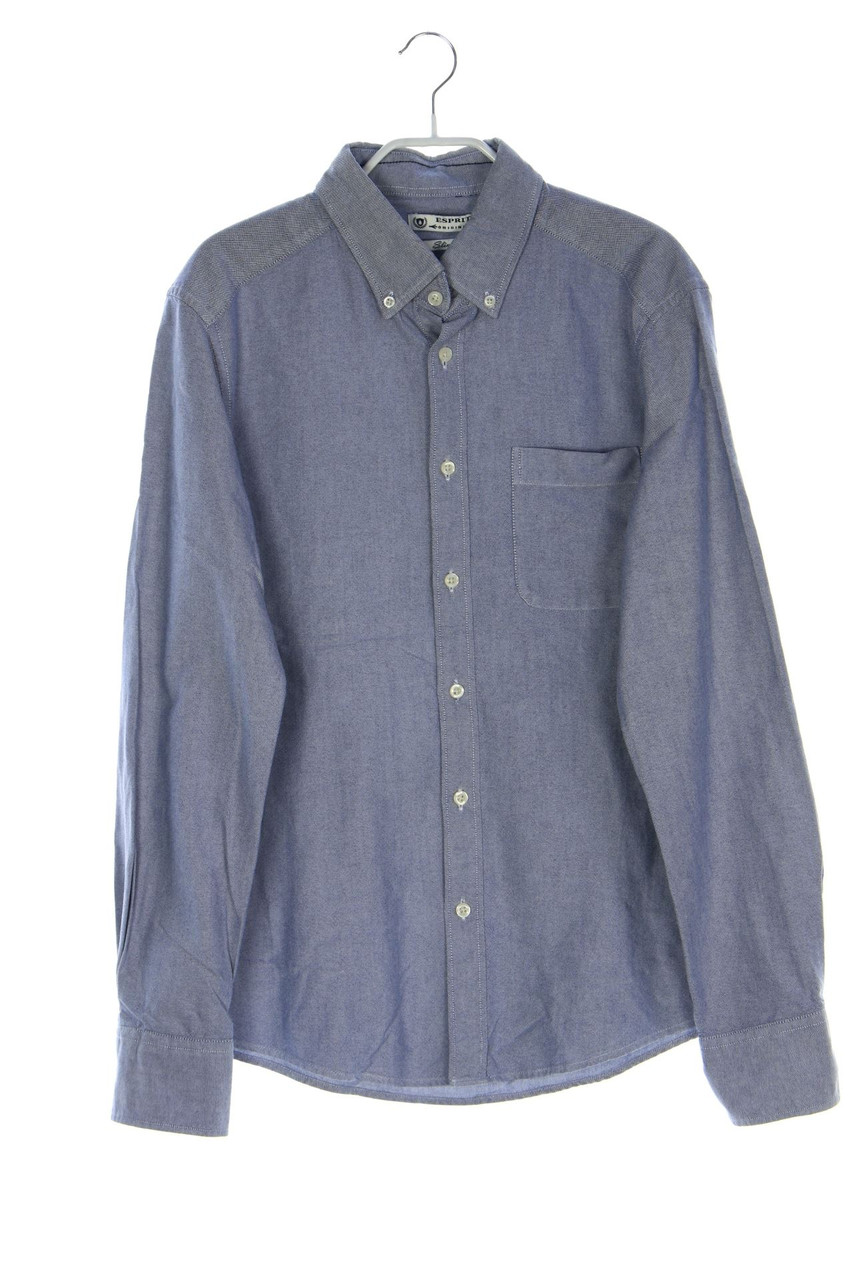 ESPRIT - Button-down-Hemd aus Baumwolle mit Logo-Patch - M