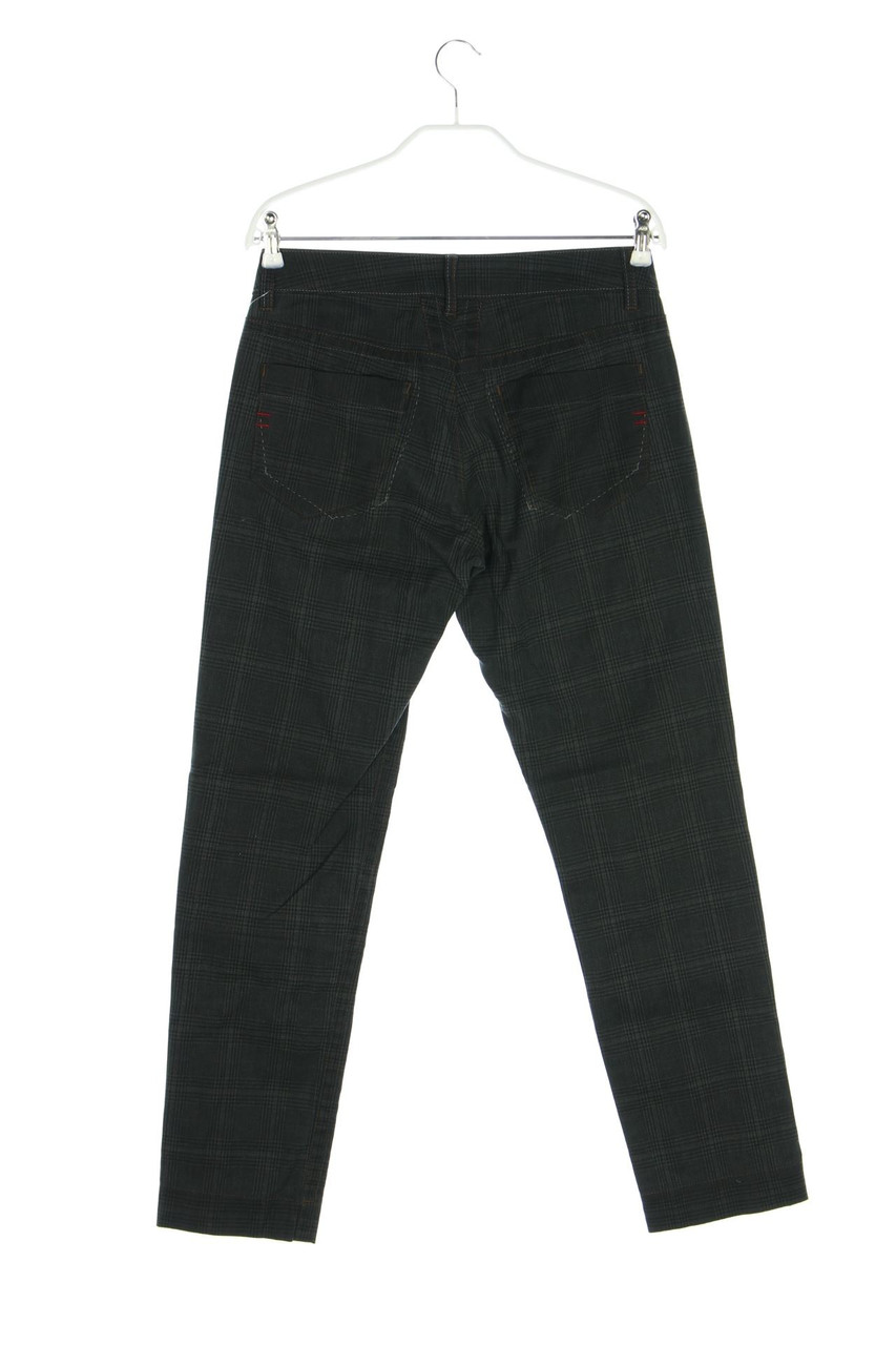 hose aus baumwoll-mix mit karo-muster 