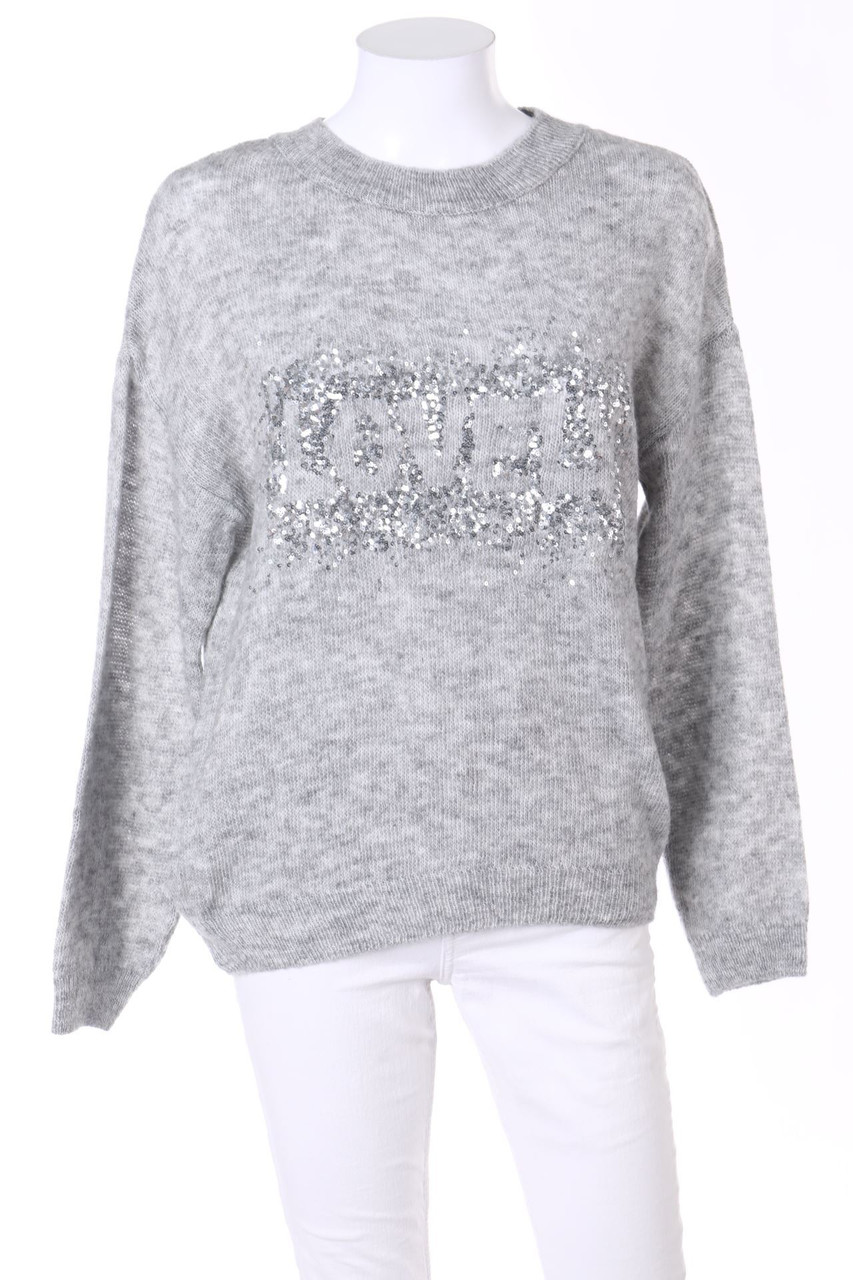 promod - Strick-Pullover mit Pailletten - S
