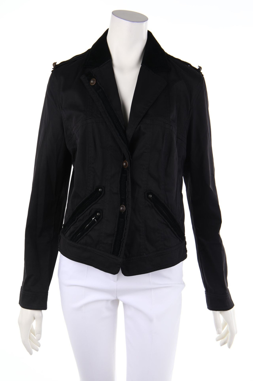 MARC CAIN - Jacke mit Schulter-Riegeln - D 40