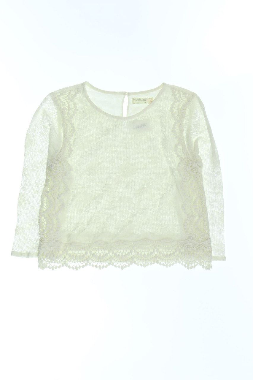 Zara Girls - Spitzen-Bluse im Boho-Stil - 152