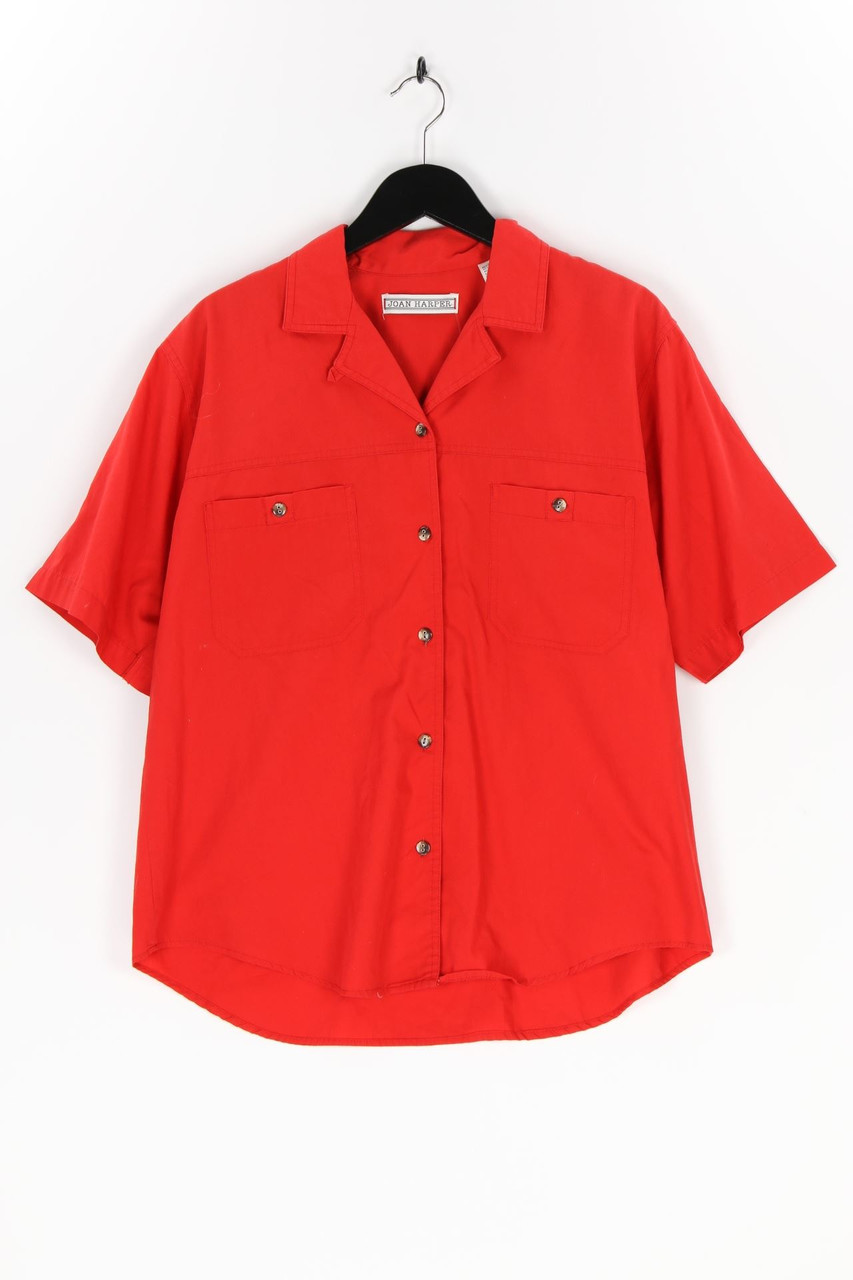 JOAN HARPER - Hemd-Bluse mit kurzem Ärmel - D 44