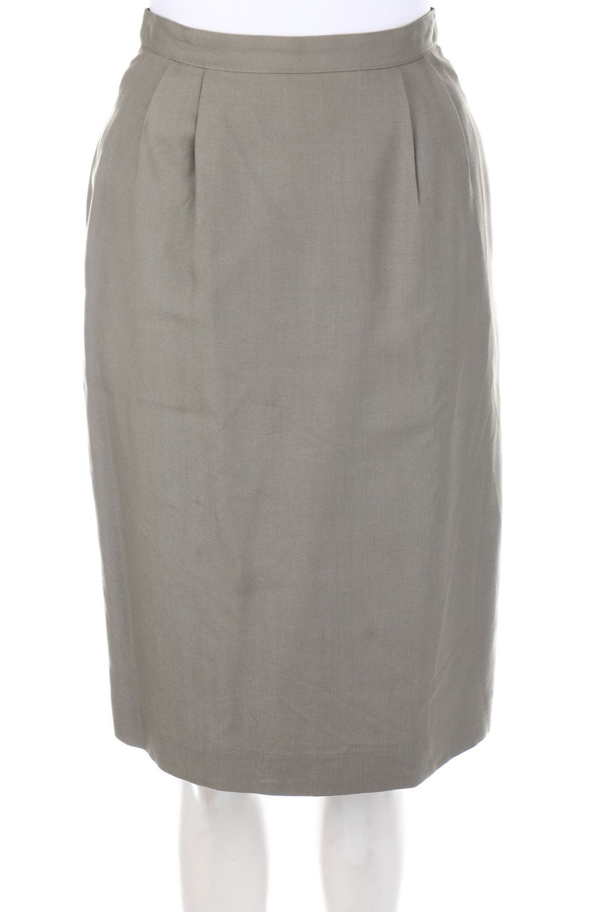 Ohne Label - Bleistift-Rock mit Falten - D 36