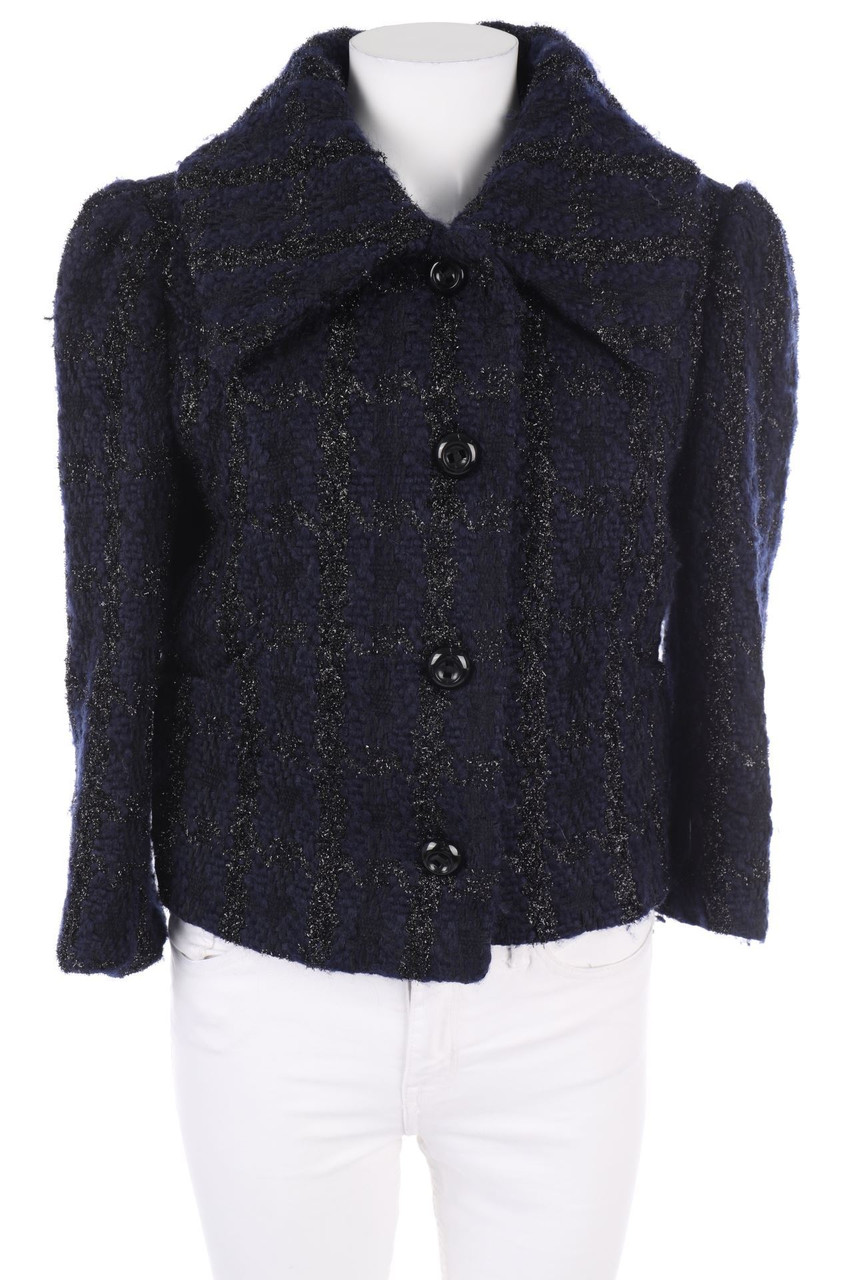 MORGAN - Glitzer-Blazer-Jacke mit Wolle - D 38