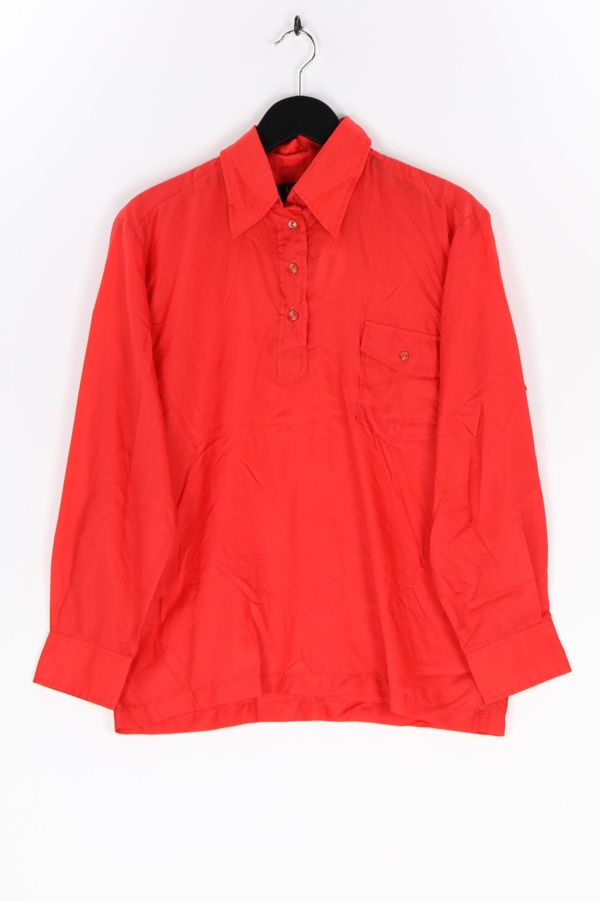 Obermeyer - Vintage-Bluse mit aufgesetzten Taschen - L