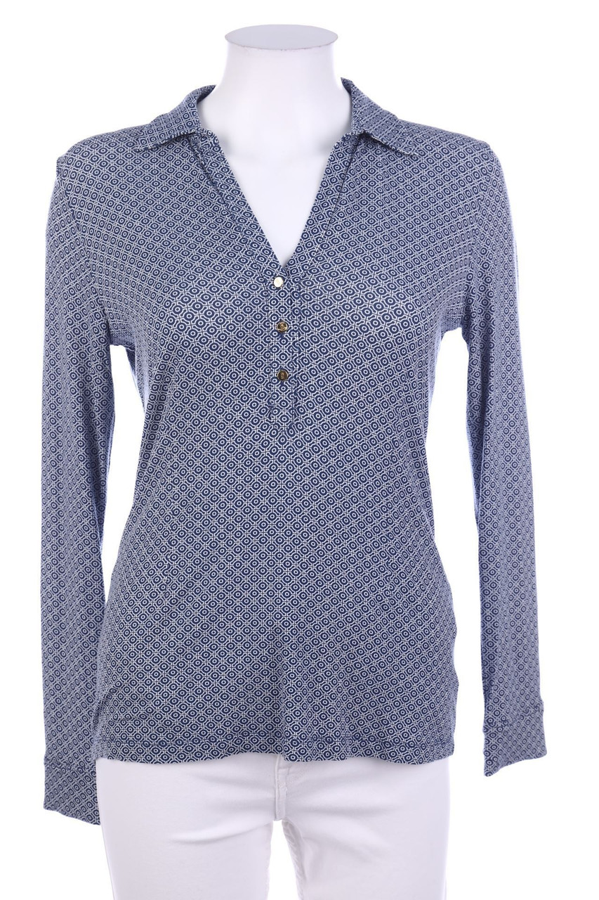 RIVER WOODS - Longsleeve-Shirt mit Geo-Print - M