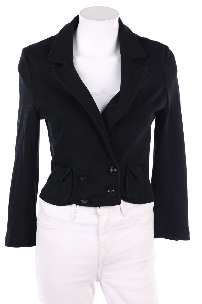 MANGO - Cropped-Blazer mit 7/8-Ärmel - S