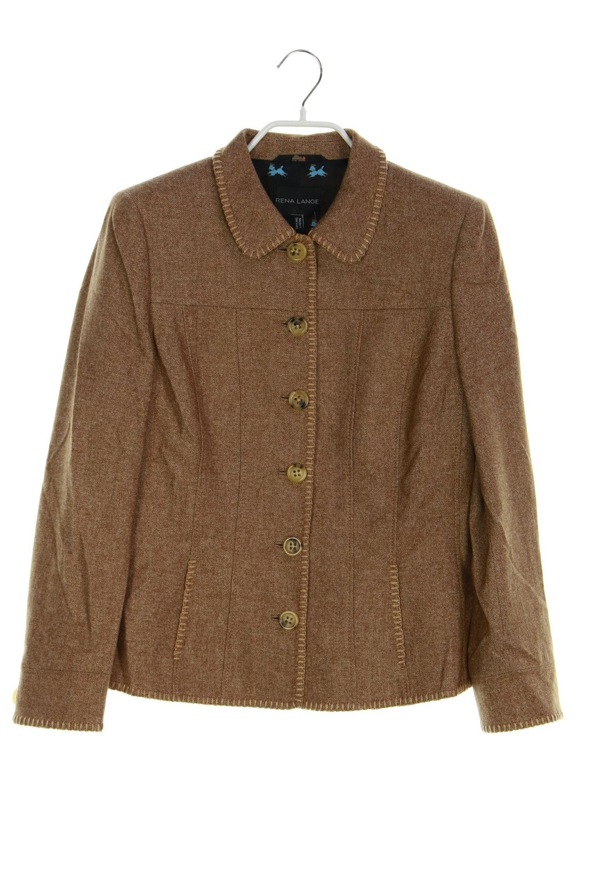 RENA LANGE - Blazer aus Woll-Mix mit Stickereien - D 40