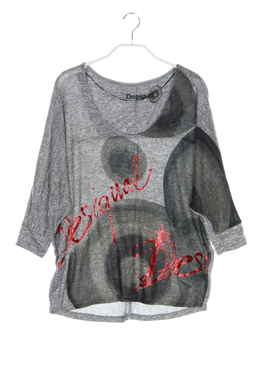 Desigual - Batwing-Pullover mit Logo-Print - M