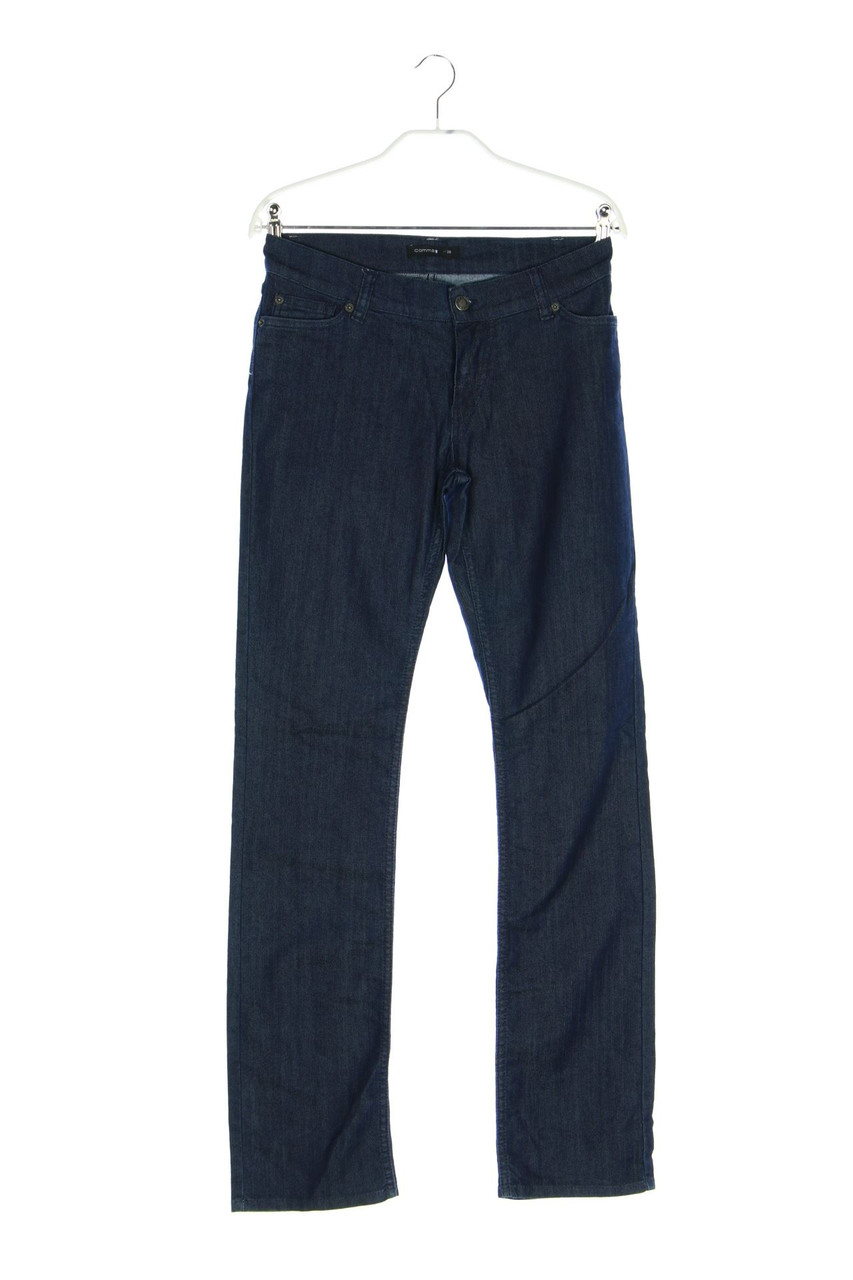 comma - Straight Cut Jeans mit Logo-Knöpfen - D 36