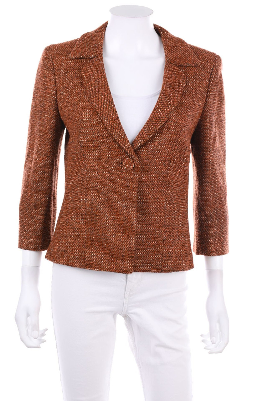 Max Mara - Tweed-Blazer aus Woll-Mix mit Seide - D 38
