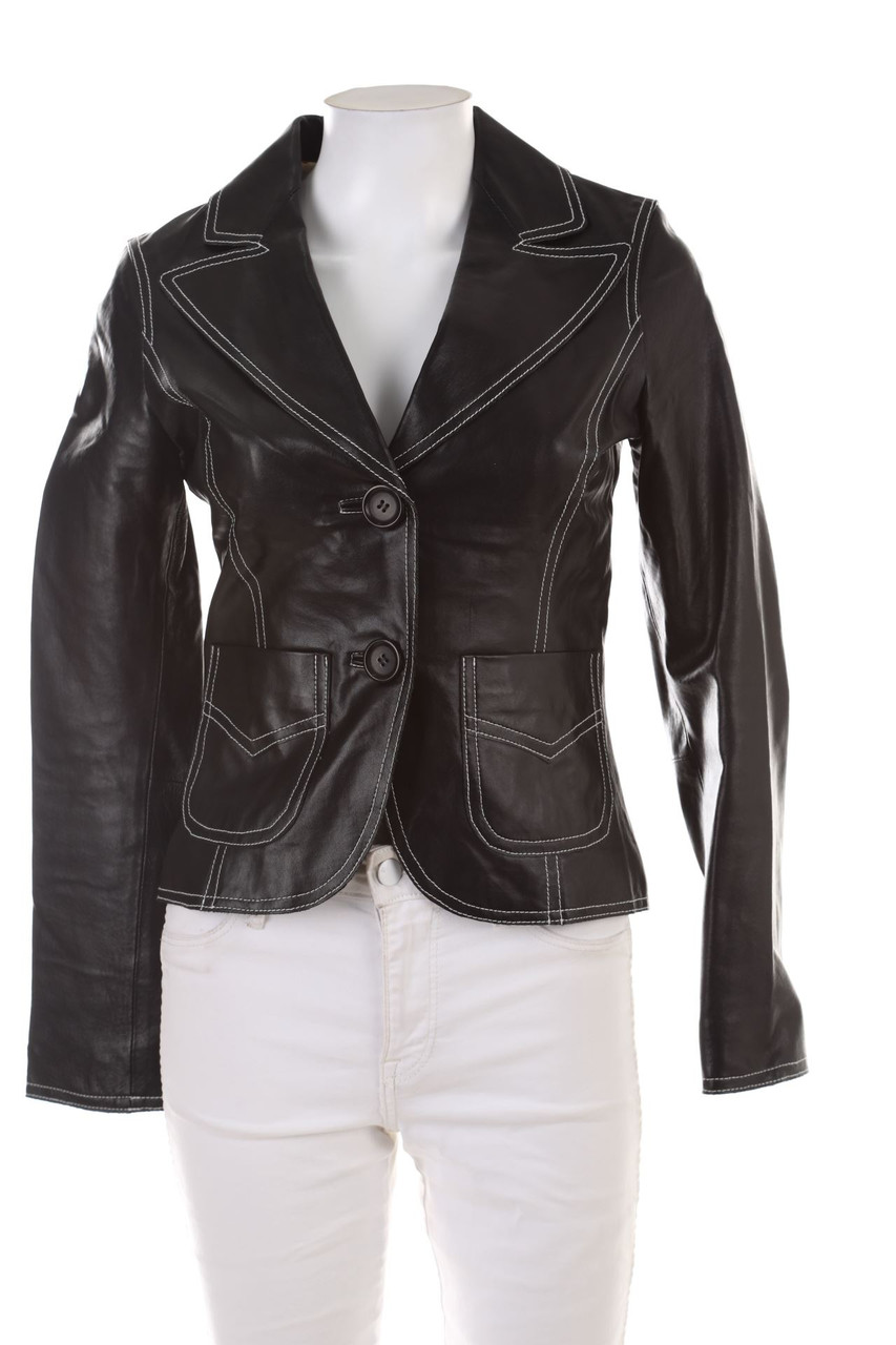 Gipsy - Lederjacke mit aufgesetzten Taschen - XS