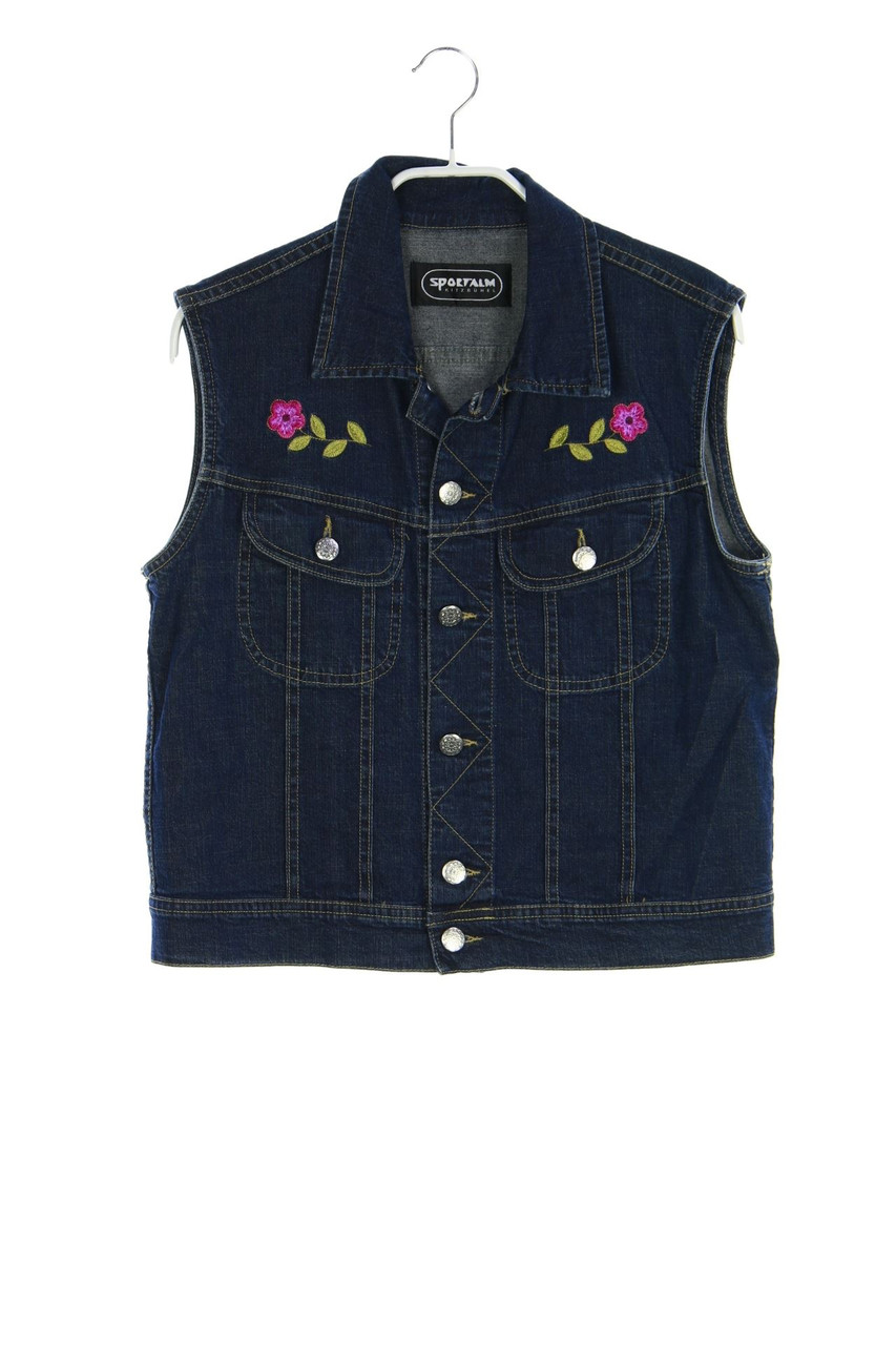 SPORTALM KITZBÜHEL - Jeans-Weste mit Stickereien - D 36