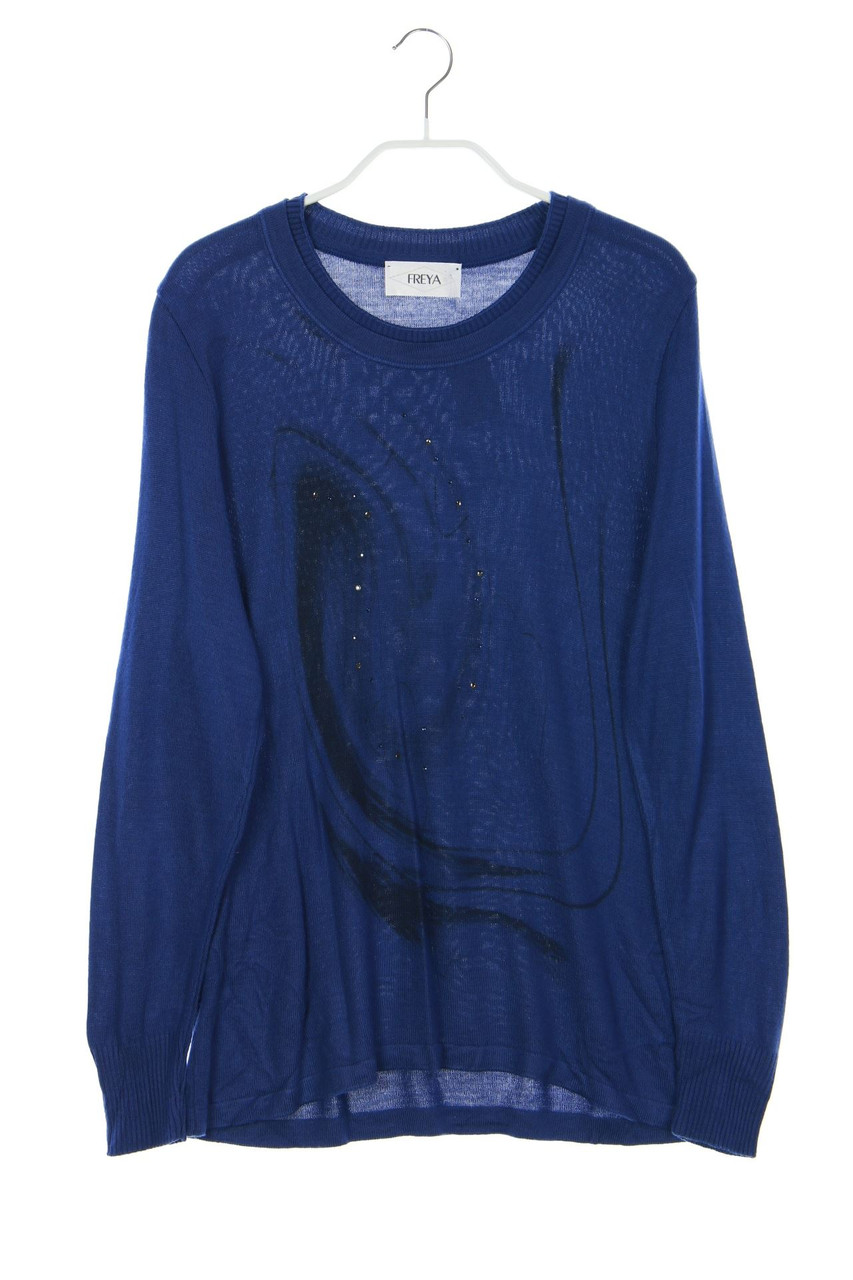 FREYA - Strick-Pullover mit Strass-Steinen - M