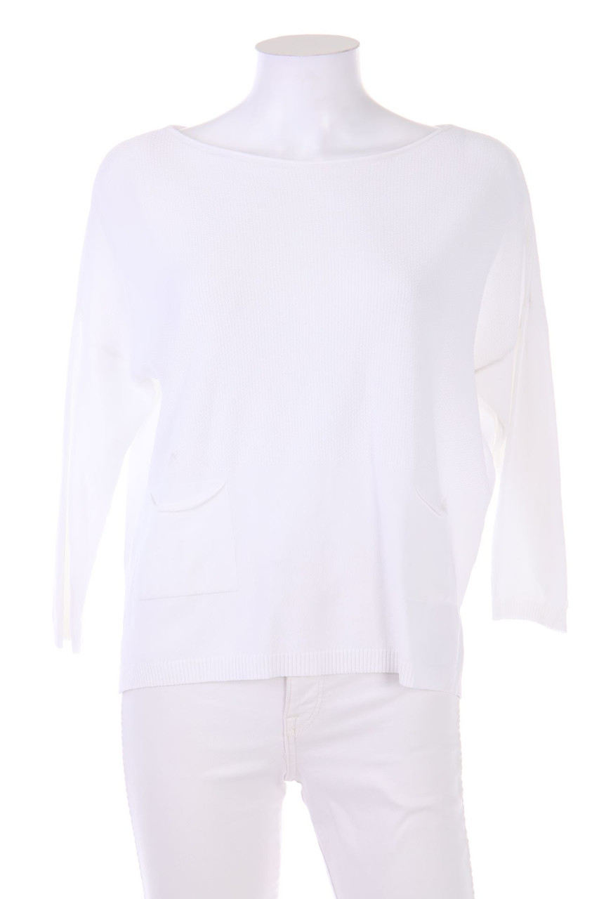 Please - Strick-Pullover mit aufgesetzten Taschen - M