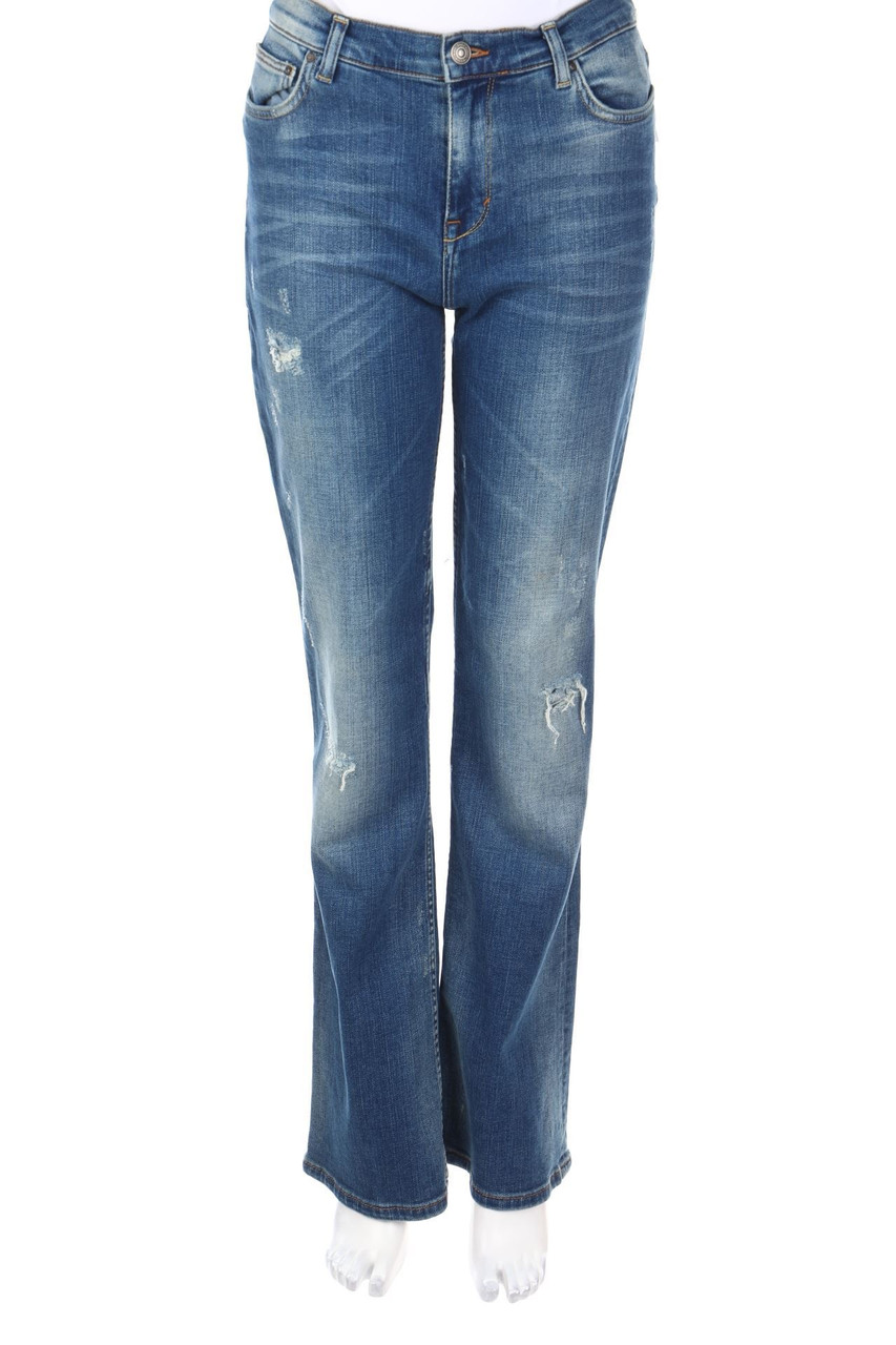 ZARA WOMAN - Used Look Bootcut-Jeans - D 32