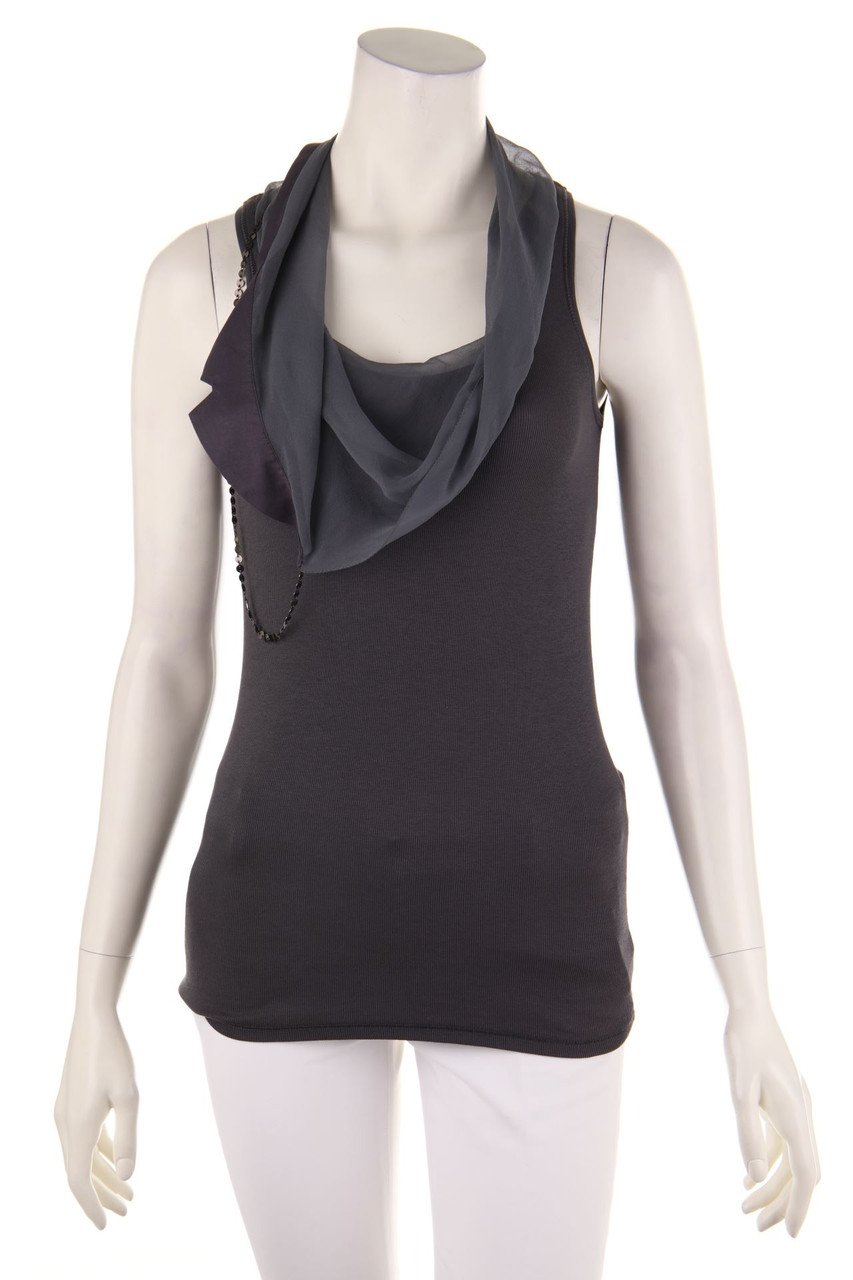 RIVAMONTI - Top mit Applikationen - S