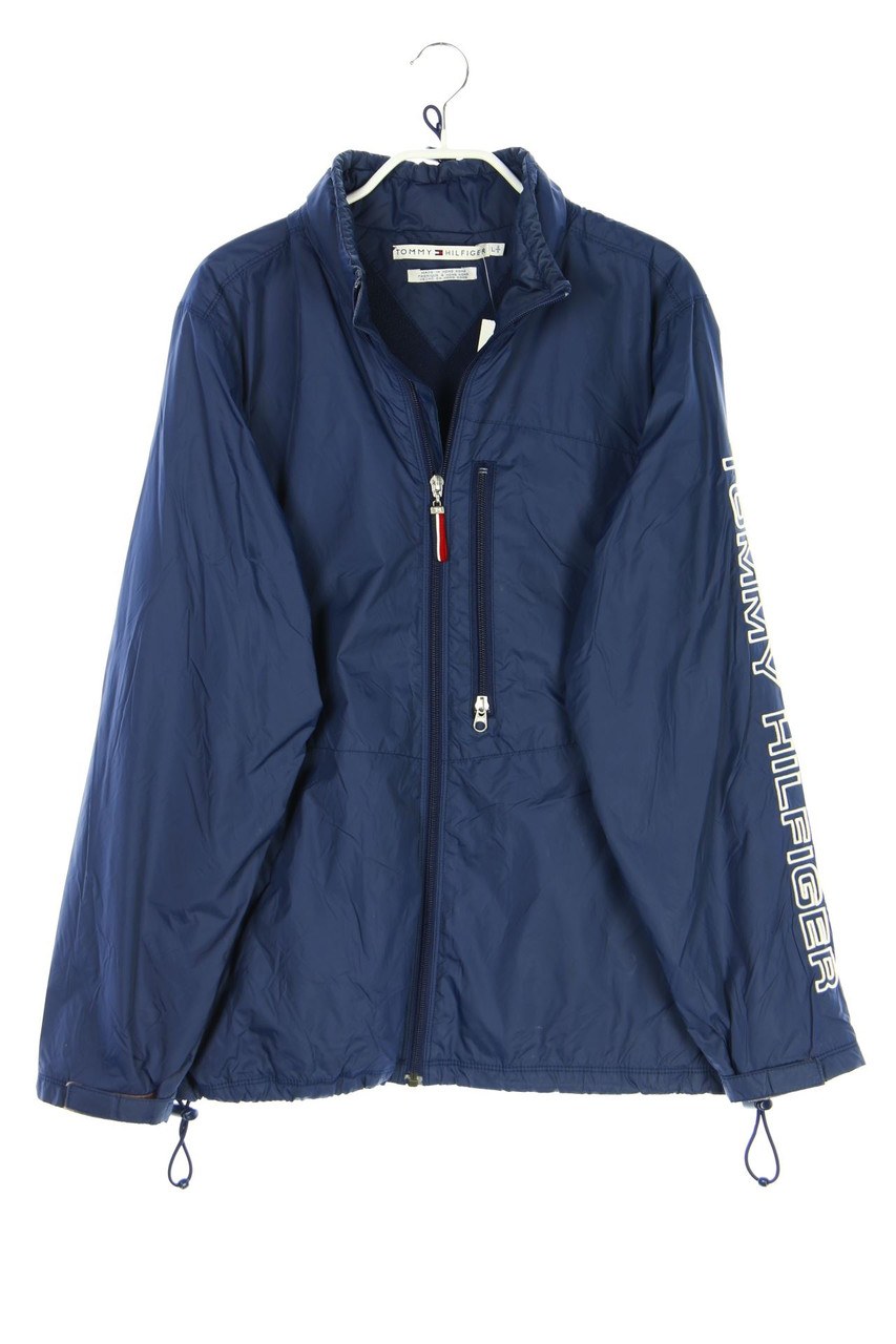TOMMY HILFIGER - Windbreaker-Jacke mit Logo-Stickerei - L