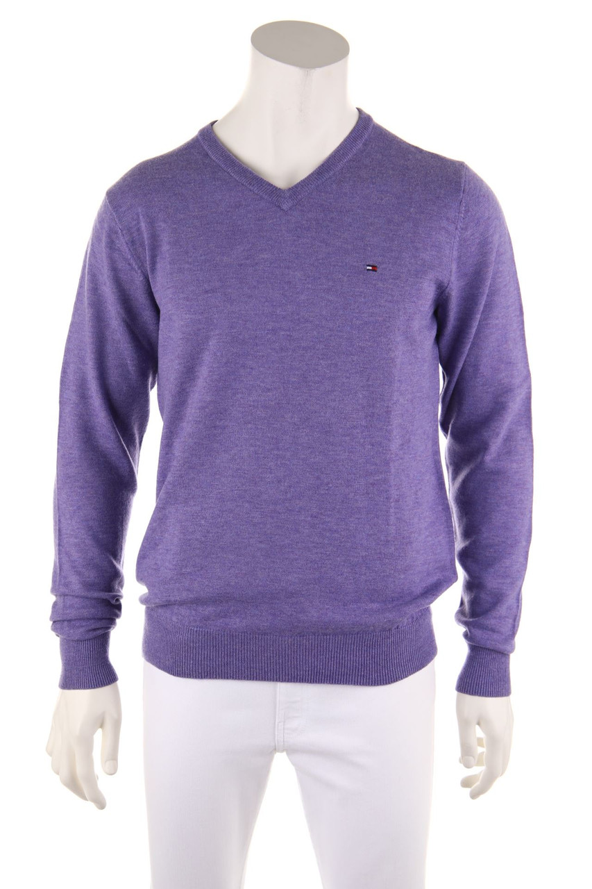 TOMMY HILFIGER - Pullover aus Wolle mit Logo-Stickerei - S