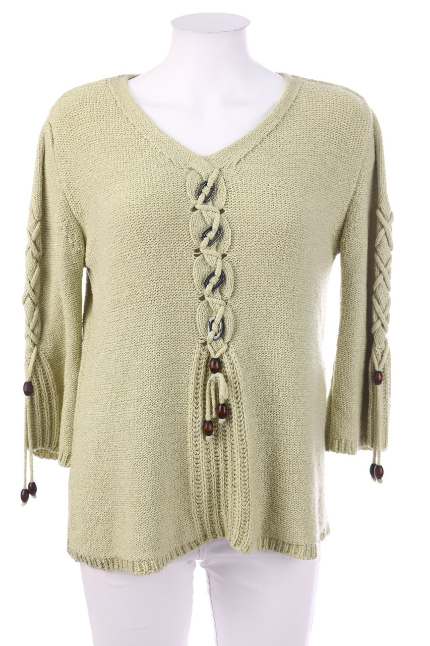 KARLITA - Strick-Pullover mit 3/4-Ärmel - L